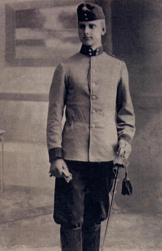 Adolf Kraus (1881-1862) in Austrian uniform - 1908