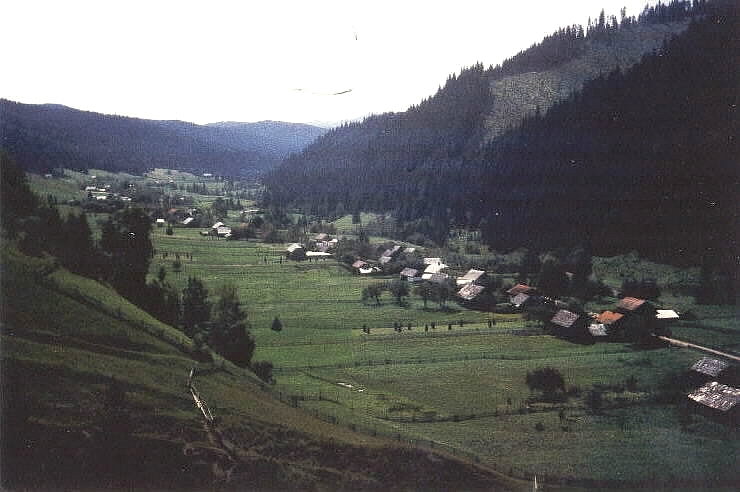 Taken in 1976 from the South East looking down and Southwest into the valley.