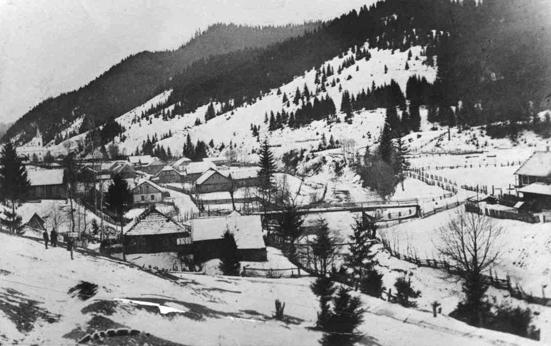 Schwarzthal, Bukovina  in winter of 1912
