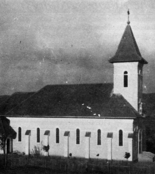Present day village, church in Pojana Mikului, Bukovina
